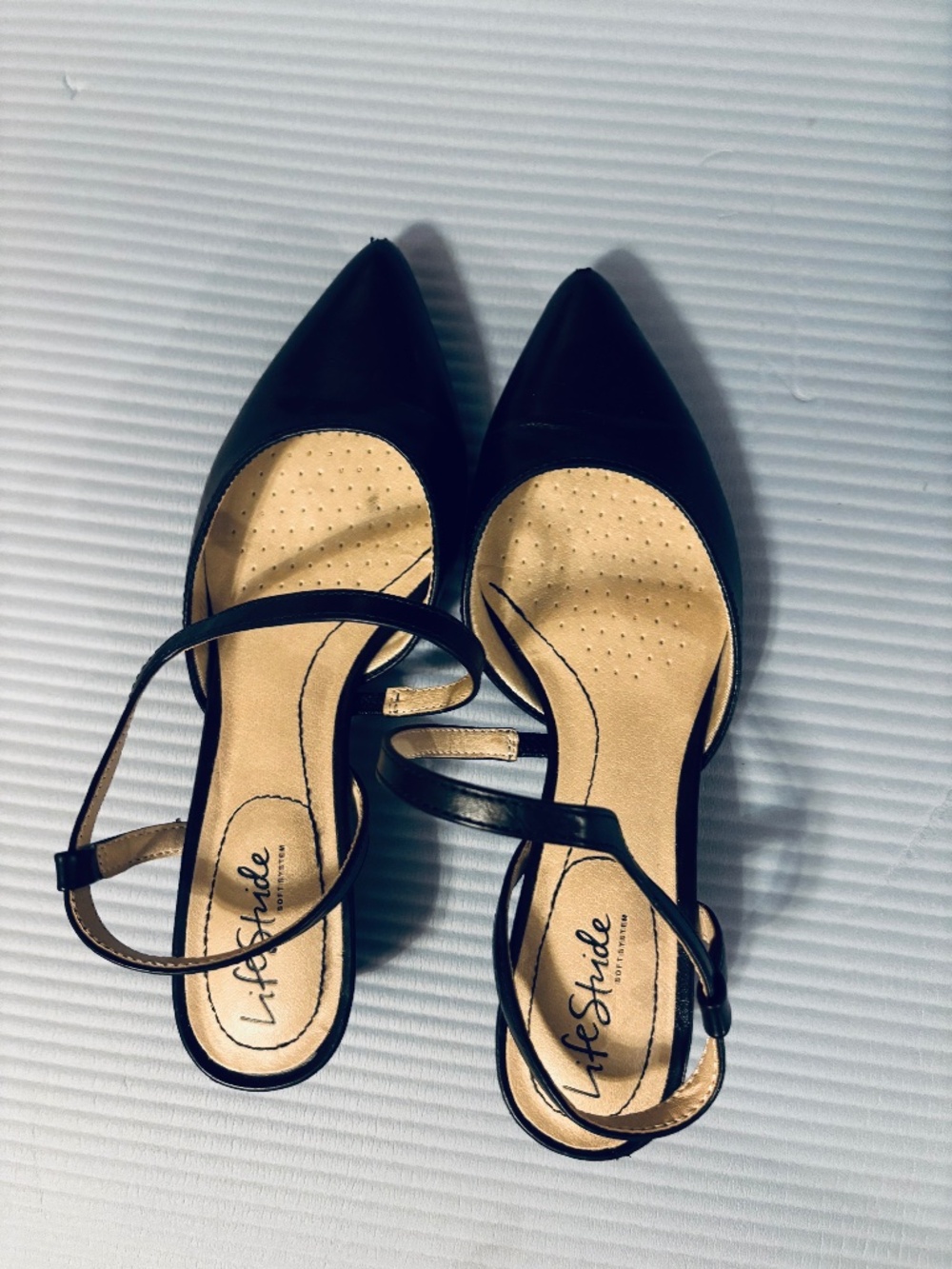Life Stride Soft System Slingback Sandals Sz 8 M